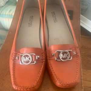 Michael kors orange loafers